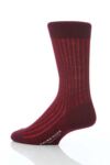 Mens 1 Pair Falke Shadow Wool Rib Socks In 3 Colours