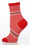 Ladies 1 Pair Falke Mariella Marine Stripe Socks In 3 Colours