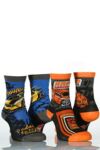 Boys 2 Pair HotWheels Pedal To The Metal Spin & Speed California Customs Socks