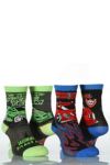Boys 2 Pair HotWheels Winner Takes All Spin & Speed MotorSports Socks