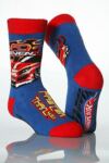 Boys 1 Pair HotWheels Faster Than You Grip "n" Go Slipper Socks