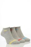 Mens 3 Pair Pringle Plain Secret Socks In 3 Colours