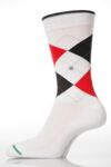 Ladies 1 Pair Burlington Green Seam Original Cotton Golf & Sport Sock