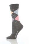 Ladies 1 Pair Burlington Marylebone Argyle Wool Socks In 14 Colours