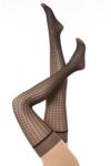 Ladies 1 Pair Falke Grand Pepita Hold Ups