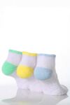 Ladies 3 Pair Elle Sculpted Reverse Cushioned Trainer Liners In 3 Colours