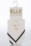 Ladies 1 Pair Elle Foot Thong Shoe Liner With Pad In 2 Colours
