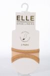 Ladies 1 Pair Elle Slip On Peep Toe Shoe Liner With Pad In 2 Colours