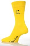 Ladies & Mens 1 Pair Dogs Trust Sock. Show Your Love For Dogs .. 25% From Every Pair Goes to Dogs Trust Yellow