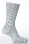 Ladies 1 Pair Hot Sox Ombre Pencil Stripe Socks With Relaxed Top In 3 Colours