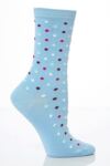 Ladies 1 Pair Levante Mini Dots Crew Socks 25% OFF