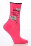 Ladies 1 Pair Jonathan Aston Treat Them Mean …. Socks In 2 Colours
