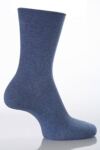 Ladies 1 Pair Levante Comfort Top Cotton Socks In 3 Colours