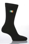 Mens 1 Pair SockShop Individual Embroidered National Flag - EIRE