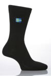 Mens 1 Pair SockShop Individual Embroidered National Flag - SWEDEN