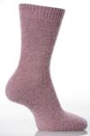 Ladies 1 Pair Falke Striggings Tender Melange Wool Mix Sock In 4 Colours