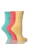 Ladies 3 Pair Pringle Tiffany Plain Trouser Sock In 7 Colours