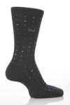 Mens 2 Pair Pringle Dundee Spot Patterned Socks In 3 Colours