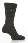 Mens 2 Pair Pringle Tayport Small Diamond Patterned Socks In 3 Colours