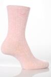 Ladies 2 Pair Pringle Amy Luxury Slub Yarn Socks In 3 Colours