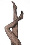 Ladies 1 Pair Elle Vine Patterned Net Tights