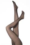 Ladies 1 Pair Elle Cirque Lace Net Tights