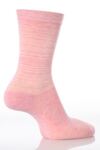 Ladies 1 Pair Levante Shiny Striped Socks In 3 Colours