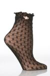 Ladies 1 Pair Jonathan Aston Petal Lace Anklet In 3 Colours