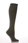 Ladies 2 Pair Pringle Hannah Contrast Cuff Knee High Socks In 3 Colours