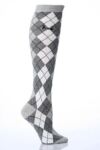 Ladies 2 Pair Pringle Jackie Argyle Knee High Socks In 5 Colours