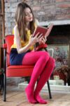 Ladies 1 Pair Aristoc Polished Tights In 2 Colours