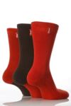 Mens 3 Pair Jeep Cushioned Sole Socks In 2 Colours
