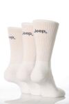 Mens 3 Pair Jeep Ribbed Cotton Sport Socks