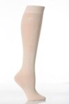 Ladies 2 Pair Elle Plain Bamboo Knee Highs In 4 Colours