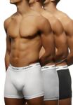 Mens 3 Pack Calvin Klein Cotton Stretch Trunks In 3 Colours