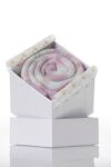 Ladies 1 Pair Elle Striped Angora Slipper Sock Gift Box In 3 Colours