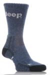 Mens 2 Pair Jeep Terrain Tec Trekking Sock With Coolmax