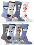 Mens 3 Pairs TM Betty Boop Socks