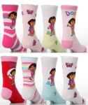 Baby Girls 4 Pairs TM Dora The Explorer Socks