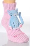 Ladies 1 Pair SockShop Toy Box Socks I'm Purrrfect With Non-slip Grip