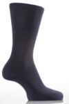 Ladies 2 Pair Elle Plain Bamboo Fibre Sock In 5 Colours