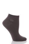 Ladies 2 Pair Elle Plain Bamboo Trainer Liners In 5 Colours