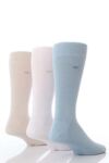 Mens 3 Pair Calvin Klein Combed Cotton Socks In 9 Colours