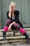 Ladies 1 Pair Elle Cable Angora Legwarmers In 7 Colours