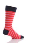 Mens 1 Pair Burlington Fashion Stripe Socks In 2 Colours