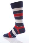 Mens 1 Pair Falke Fashion Striped Socks 33% OFF