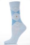 Ladies 1 Pair Burlington Original Extra Soft Argyle Sock In 20 Colours