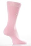 Ladies 1 Pair SockShop Colour Burst Cotton Sock In 16 Colours Pale Pink
