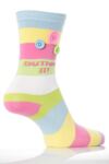 Ladies 1 Pair SockShop Dare To Wear - Button It!