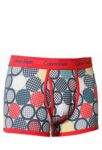 Mens 1 Pair Calvin Klein 365 Goby Circle Design Cotton Stretch Trunks